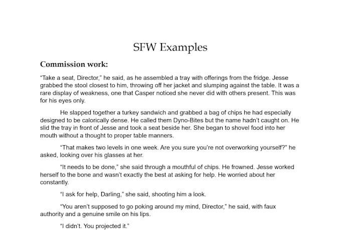 write custom fanfiction for you